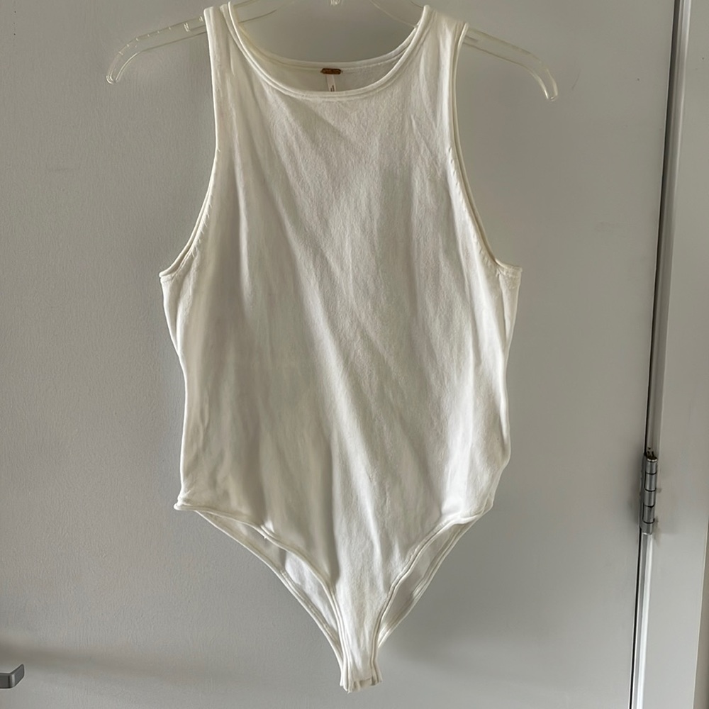 Ivory Free People bodysuit Medium